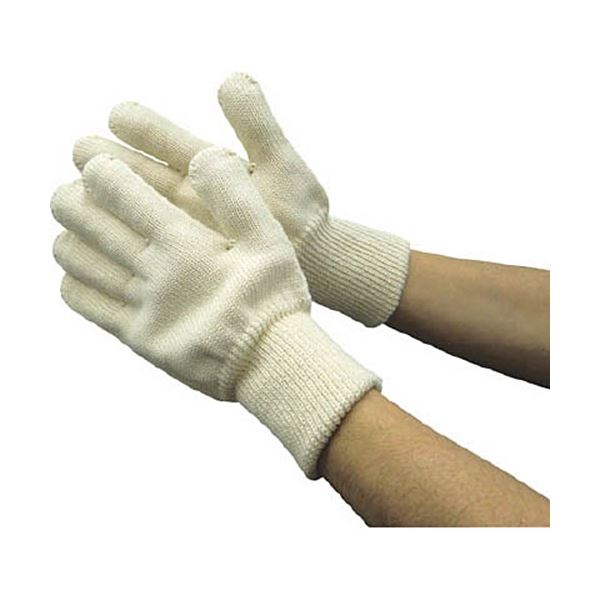 （まとめ）丸和ケミカル 極厚純綿軍手 1815 1双 [x10セット]