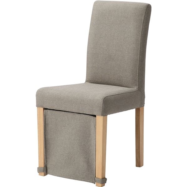 ダイニングチェア グレー (約W42×D53×H86×SH45.5cm) 完成品