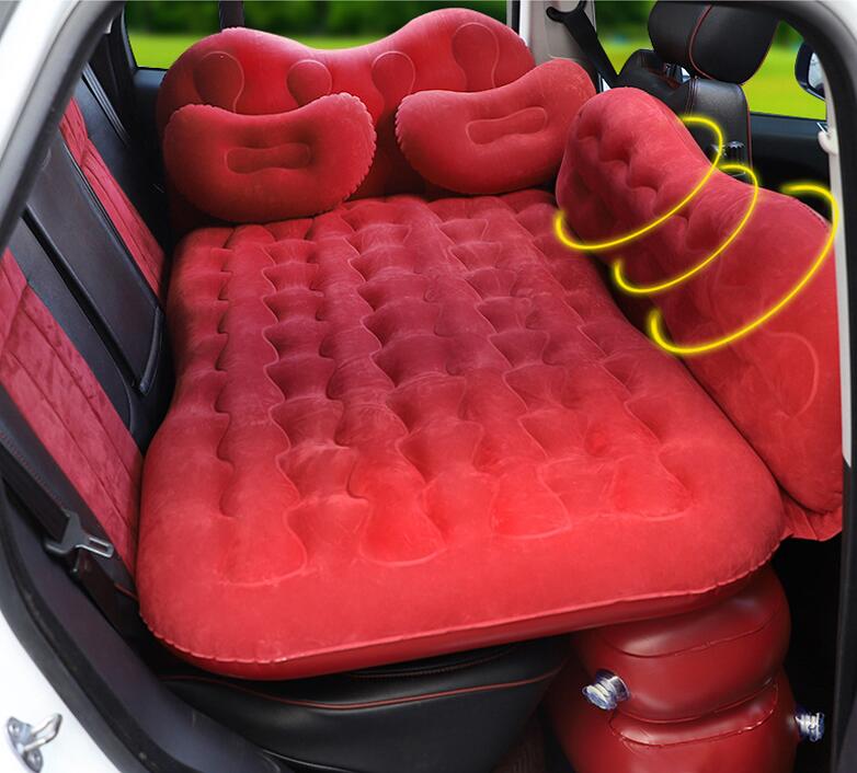 エアーベッド　車載　マットレス　車　車中泊ベッド　電動エアーポンプ付き 後部座席　車載ベッド　車載用マット旅行