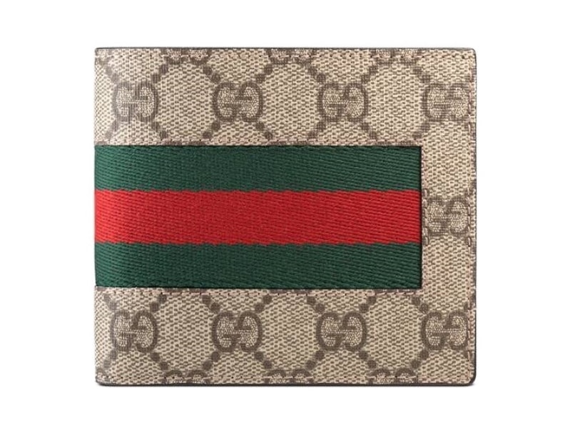 408826-KHN4N-9791 GGスプリーム ウェブ コインウォレット二折小銭財布 GG