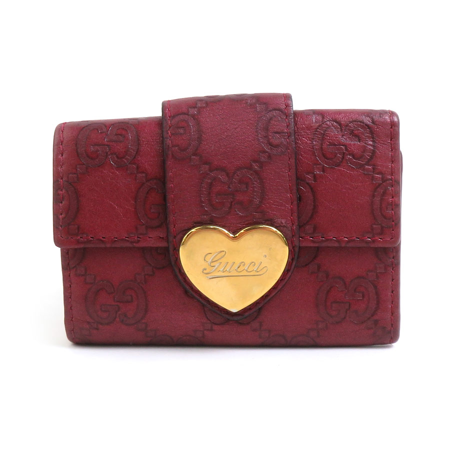 グッチ GUCCI キーケース レザー レッド ユニセックス 203551 r10612a