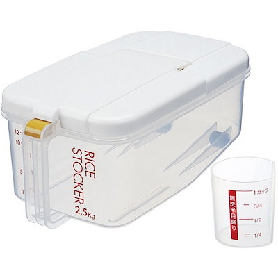 他サイト： スケーター(Skater) 冷蔵庫用 米びつ 横型 日本製 2.5キロ RBI2-Aの商品画像