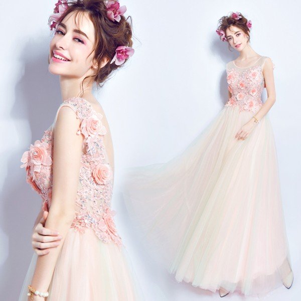カラードレス ピンク ロングドレス 安い イブニングドレス 結婚式 カクテルドレス 演奏会 フォーマル 発表会 コンサート 花嫁 パーティードレス 披露宴