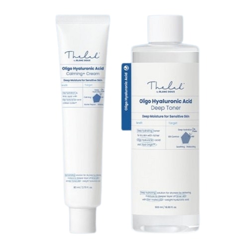 ダラップバイブランドゥ低分子ヒアルロン酸ディップトナー500ml+カミングクリーム80ml