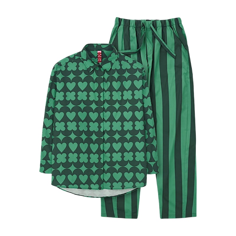 DRP オールラウンドウェアセット BE MY WONDERLAND GREEN パジャマ パジャマセット ルームウェア 公式正規品 ギフト付き 可愛い 韓国ファッション