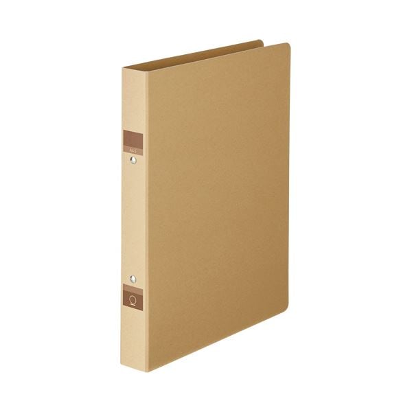 （まとめ）TANOSEE 樹脂製ワンタッチOリングファイル（紙表紙） A4タテ 2穴 200枚収容 リング内径23mm 背幅36mm クラフト 1セット（10冊） 5セット 14,397円