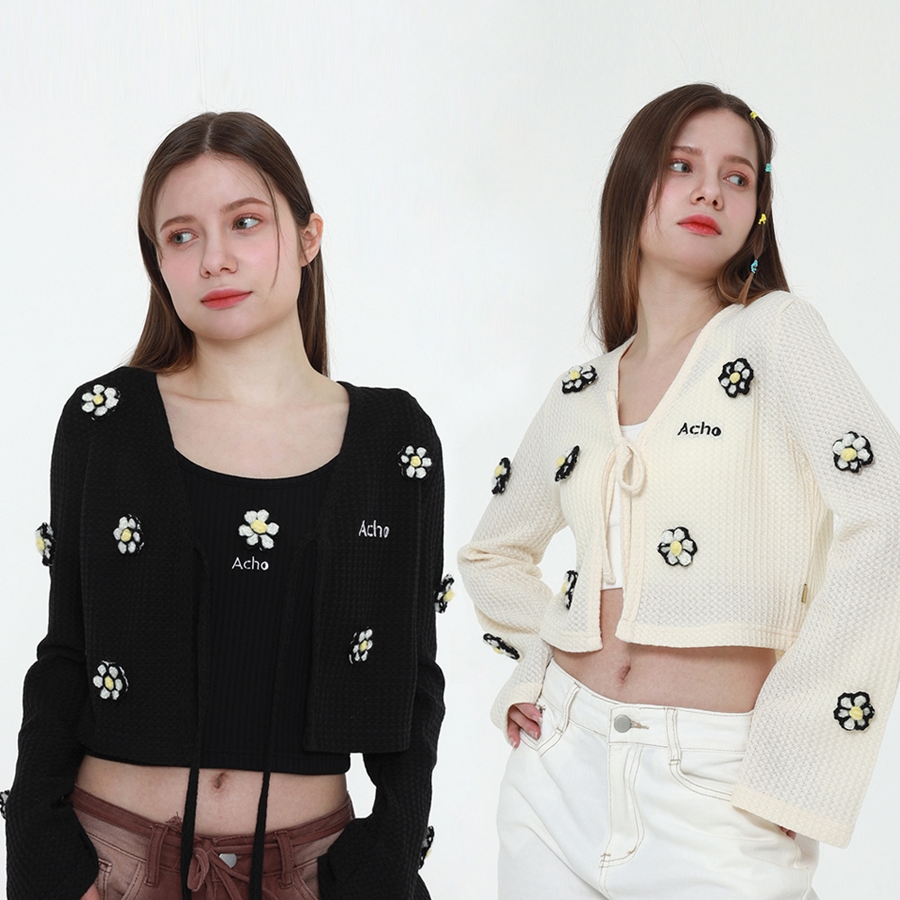 デイジークロップカーディガン(2 colors) / Daisy Crop Cardigan
