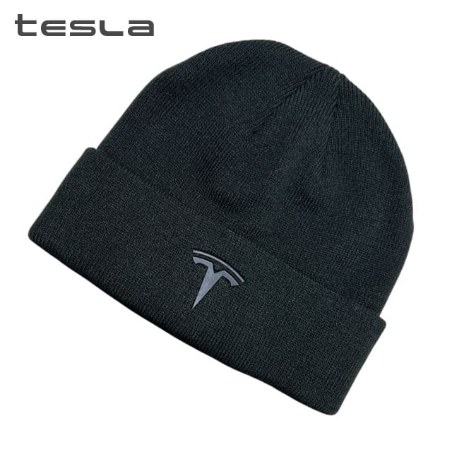 テスラ Tesla T Logo Cuffed Beanie ビーニー ニットキャップ 253-000724-011