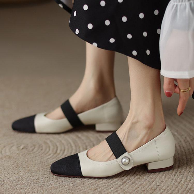 パンプス 靴 レディース 歩きやすい 痛くない 結婚式 ローヒール ストラップ 黒 パーティーパンプス ドレスシューズ 4,808円