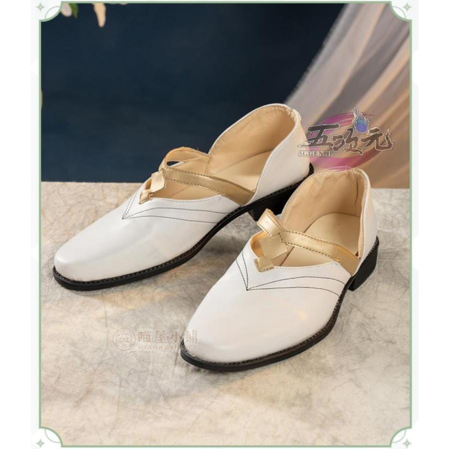 【新品販売 Q10最安値！】 ハロウィン パーティー 仮装　原神　コスプレ　カーヴェ　靴