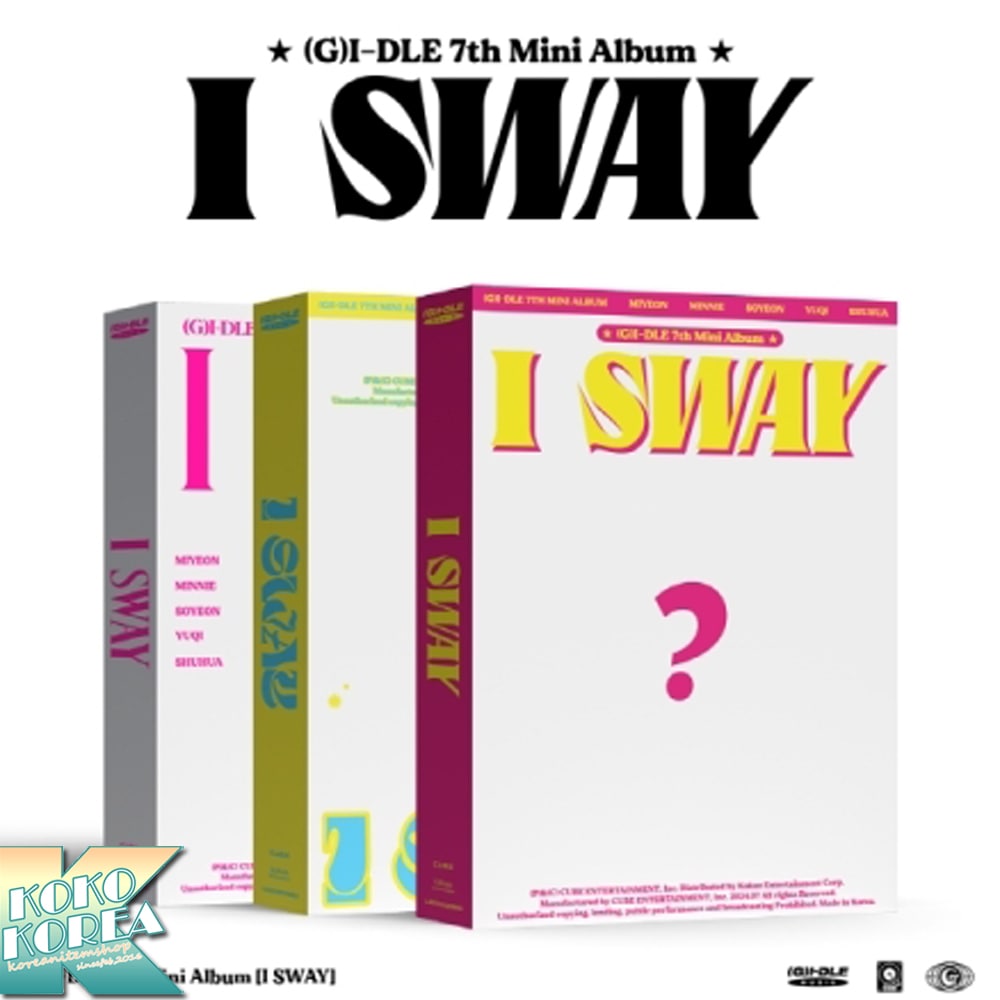 (G)I-DLE - ミニ 7集 [I SWAY] 3種セット 6,115円