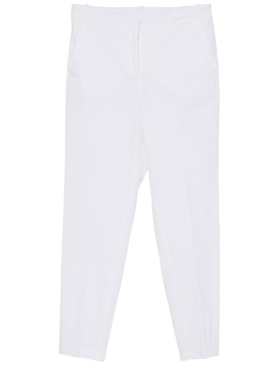 INCOTEX Women Straight Pants 177832 D6314 001 WHITE