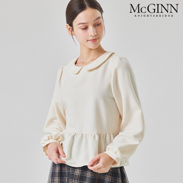 McGINN アウトフィットシャーリングツイードブラウス_M4F1BL5050