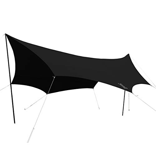 DOD(ディーオーディー) オクラタープ 張り方自由自在の超大型ポリコットンタープ 5.1×5.1m TT8-583-BK 15,637円