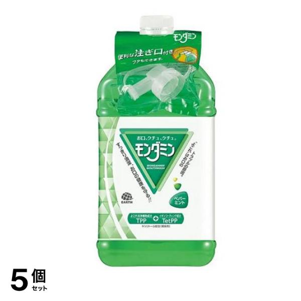 モンダミン ペパーミント 3000mL (注ぎ口付き) 5個セット