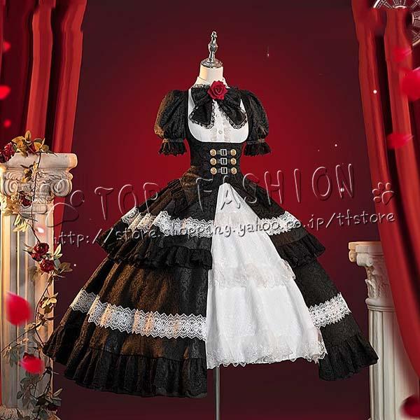 2026人気販売!デート・ア・ライブ 風 時崎狂三 コスプレ衣装 cosplay コスチューム ハロウィン クリスマス