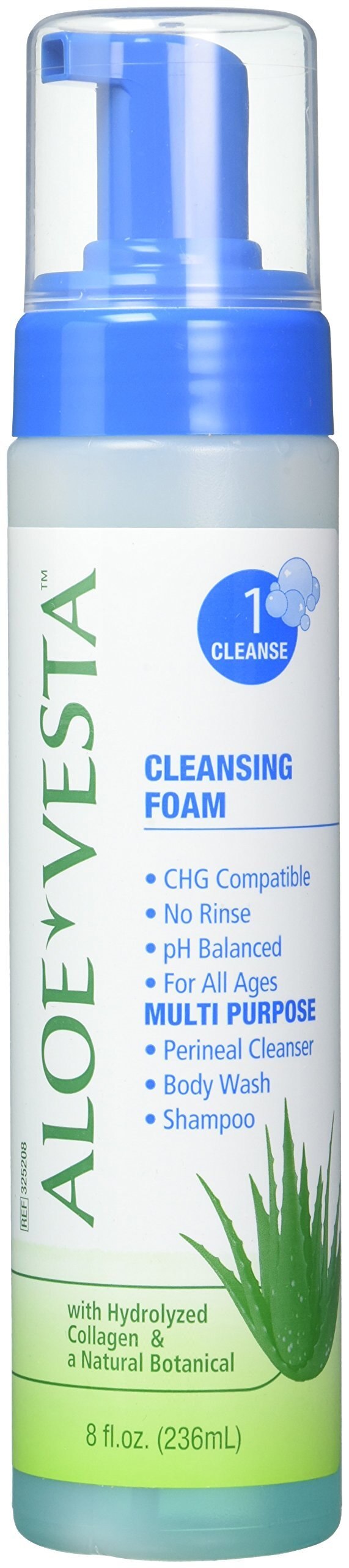 Aloe Vesta 3-n-1 Cleansing Foam 8 oz, 12-Packs