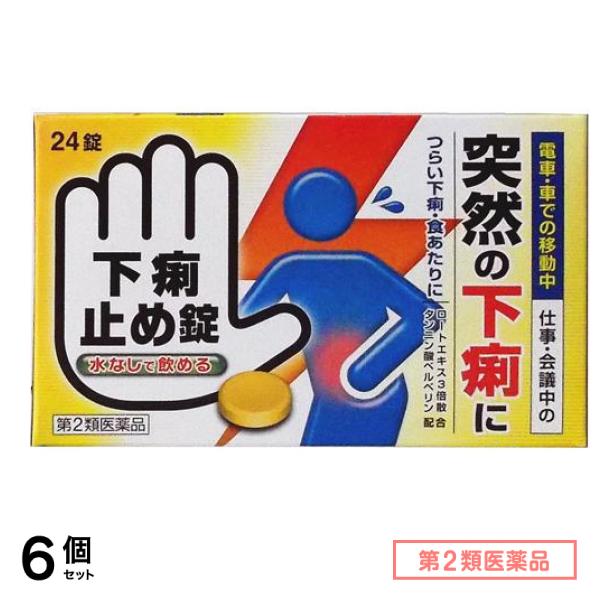第２類医薬品 下痢止め錠 「クニヒロ」 24錠 6個セット