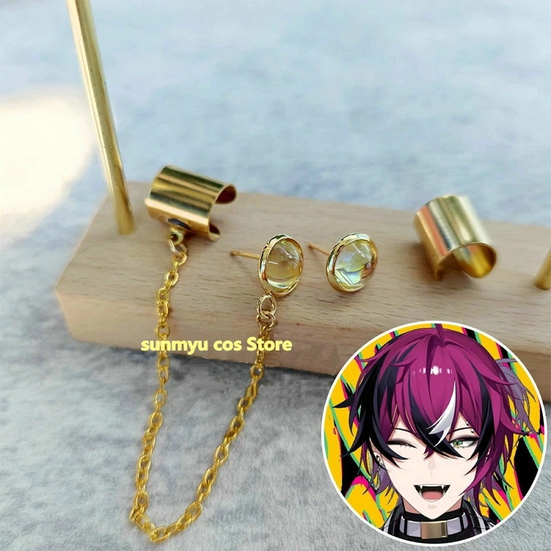 にじさんじ バーチャル VTuber バーチャルYouTuber Vtuber 第七期 XSOLEIL Doppio Dropscythe　イヤリング　ネックレス　指輪　コスプレ道具　アクセサリー