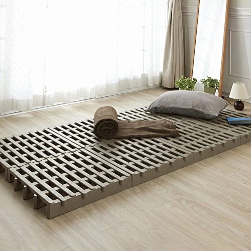 すのこベット シングル すのこ8枚セット 日本製 パレット おりたたみベット 組合せ自由 プラスチック 押し入れ収納 マット 通気性(B150-4)