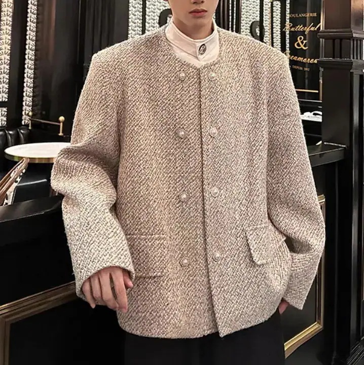 25新作ジャケット アウターの新作 韓国 ファッションメンズ 長袖 ジャケット通勤 J2