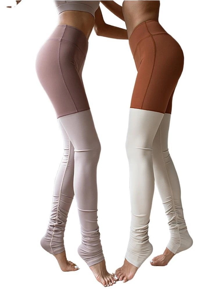 選べる福袋ヨガウェア レッグウォーマーレギンス くすみカラー ツーカラー 韓国 レディース オルチャン 紫 ピンク 白 ブラウン ピラティス ジム ダンスウェア 運動 ストレッチ トレーニング タイト 8,373円