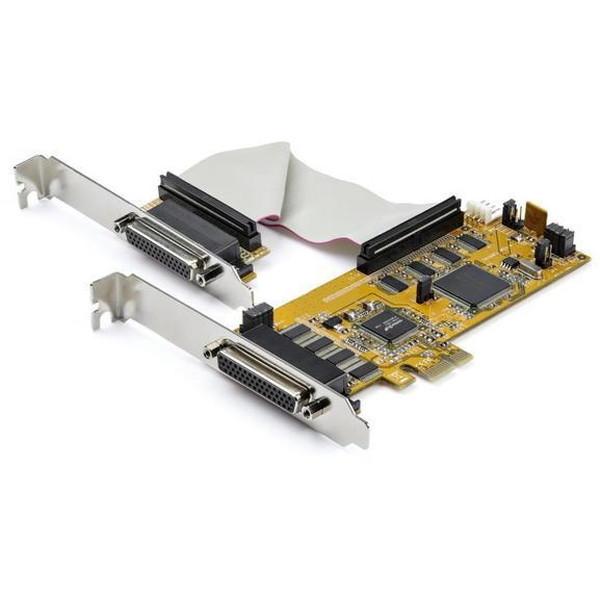 PEX8S1050LP イエロー [シリアル増設PCI Expressインターフェースカード(8ポート)] メーカー直送