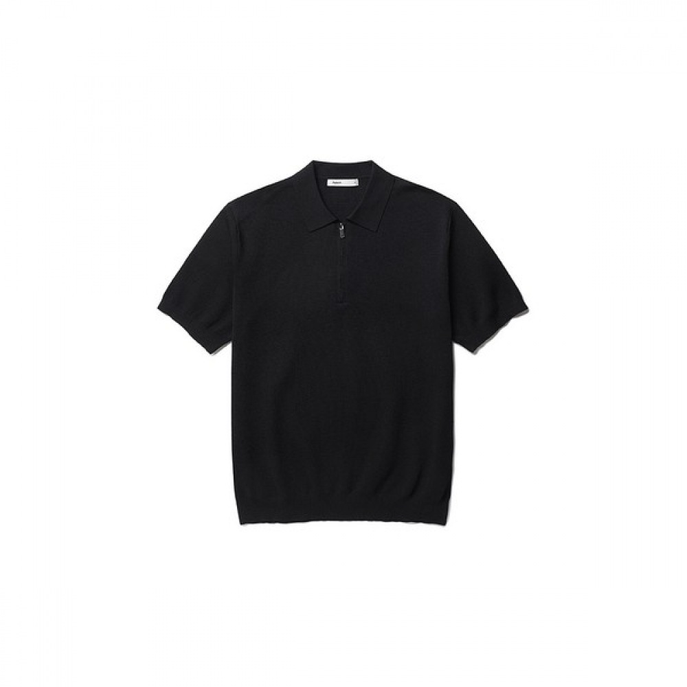 (エディション) メンズハーフジップアップティエリー_NNE2ET1993BK