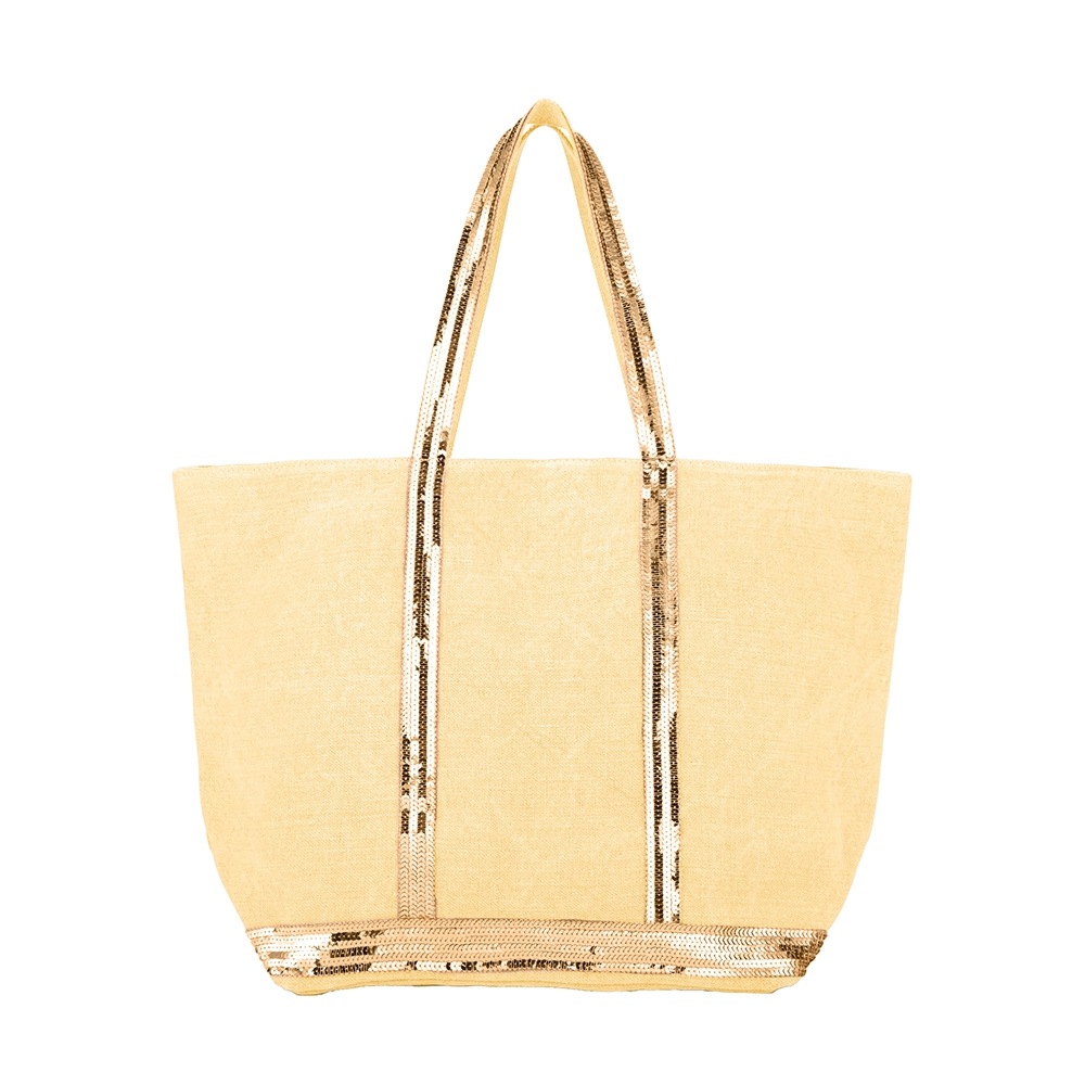 バネッサブリューノ カバスモイェン++ スパンコール ラージトートバッグ 0PVE31 V40315