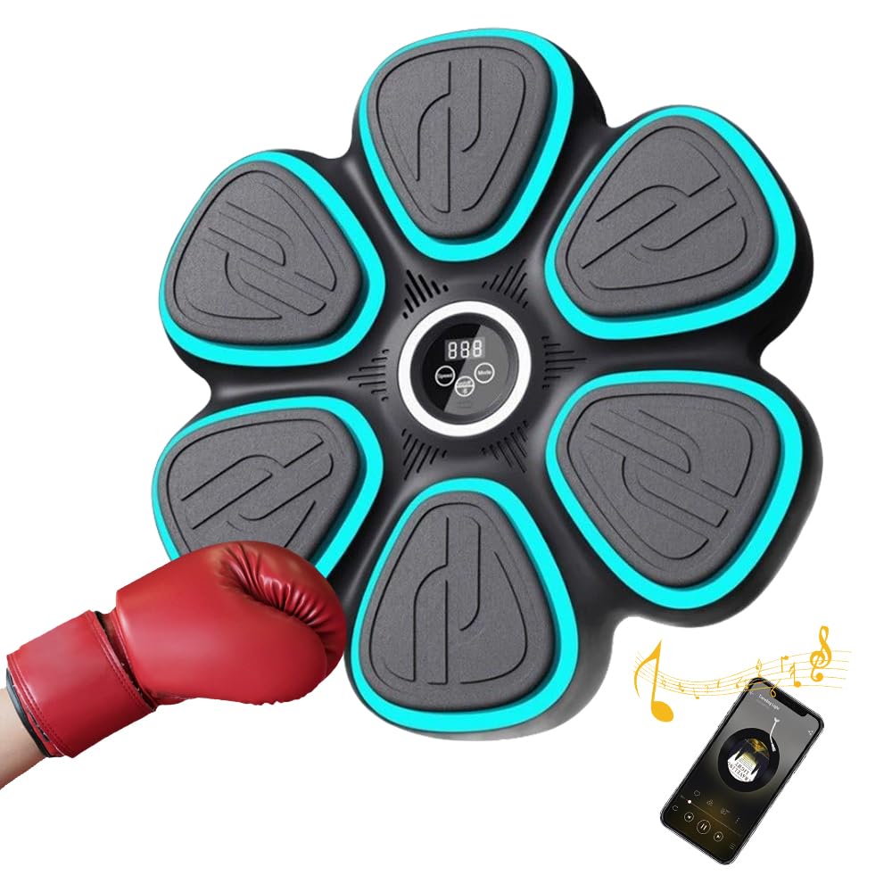 音楽ボクシングマシン Bluetooth接続 ミュージックボクシングマシン ブルートゥース スマホ接続 リズムボクシングマシーン 壁パンチングバッグ 壁掛け型 ボクシングトレーニング機器 音楽再生 ト 5,067円