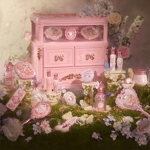 【限定商品 個数有限】ミッドサマーフェアリーテイルズ ALLINボックス/メーキャップセット/Ledミラー/マルチポーチ/誕生日プレゼント/メーキャップボックス/バレンタインギフト/かわいい化粧品