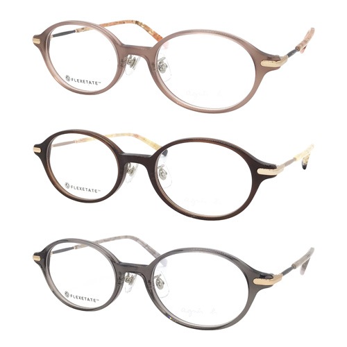 メガネ 50-0098 C01/C02/C03 49mm FLEXETATE 全3色