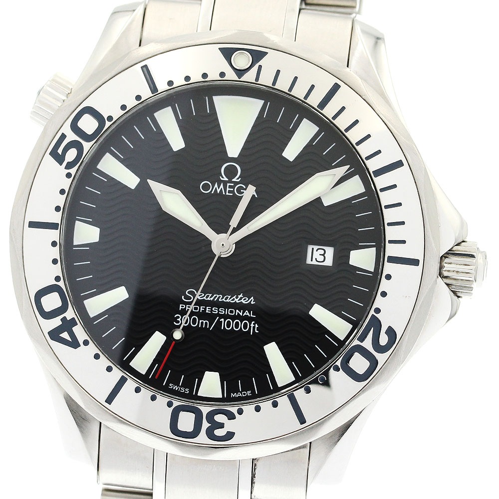 訳あり オメガ OMEGA 2264.50 シーマスター300 デイト クォーツ メンズ _895192【中古】