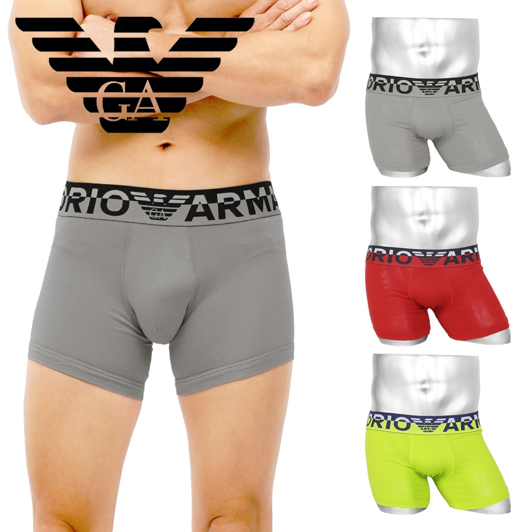 MEGALOGO メンズ ロングボクサーパンツ