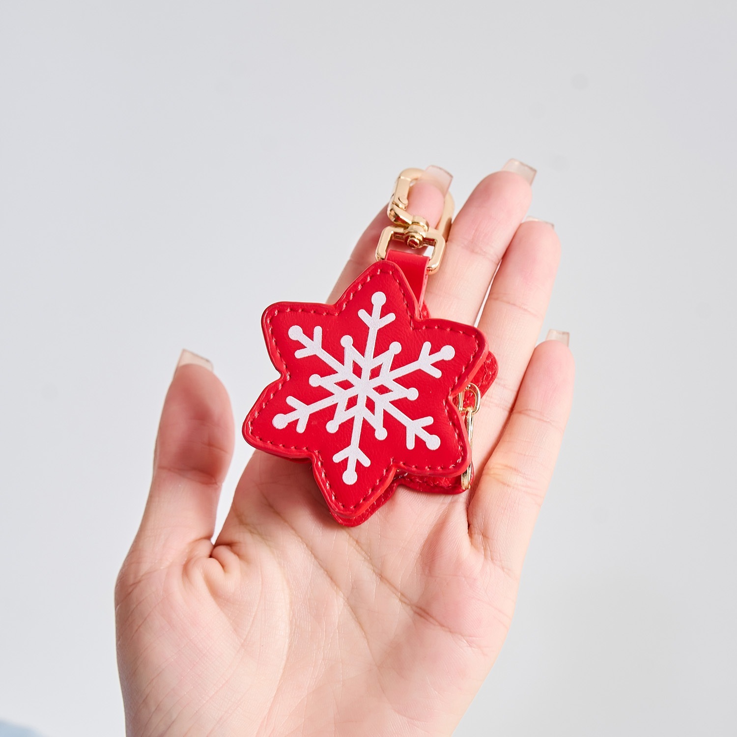 10個セット 可愛いサンタクロースキーホルダー門限パスケースバッグストラップクリスマスプレゼント
