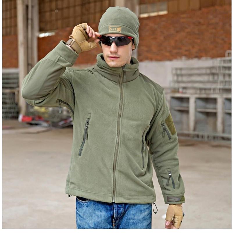 【急速出荷】メンズ フリースジャケット ジャケット ミリタリー系 パーカー ハイネック 裏起毛 ブルゾン 防寒