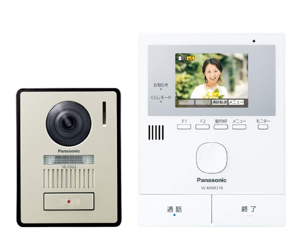 子機無し ワイヤレスモニター付きテレビドアホン VL-SWE210KL