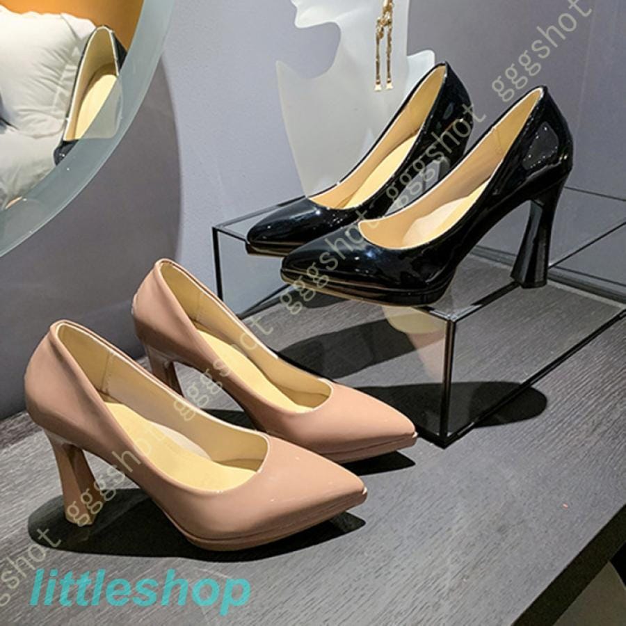【急速出荷!】スタイルアップ！ヒールパンプス ピンヒール パンプス ストーム 脱げない ポインテッドトゥ 美脚 結婚式 厚底パンプス レディース 10CMヒール 厚底 疲れない 小さいサイズ oran