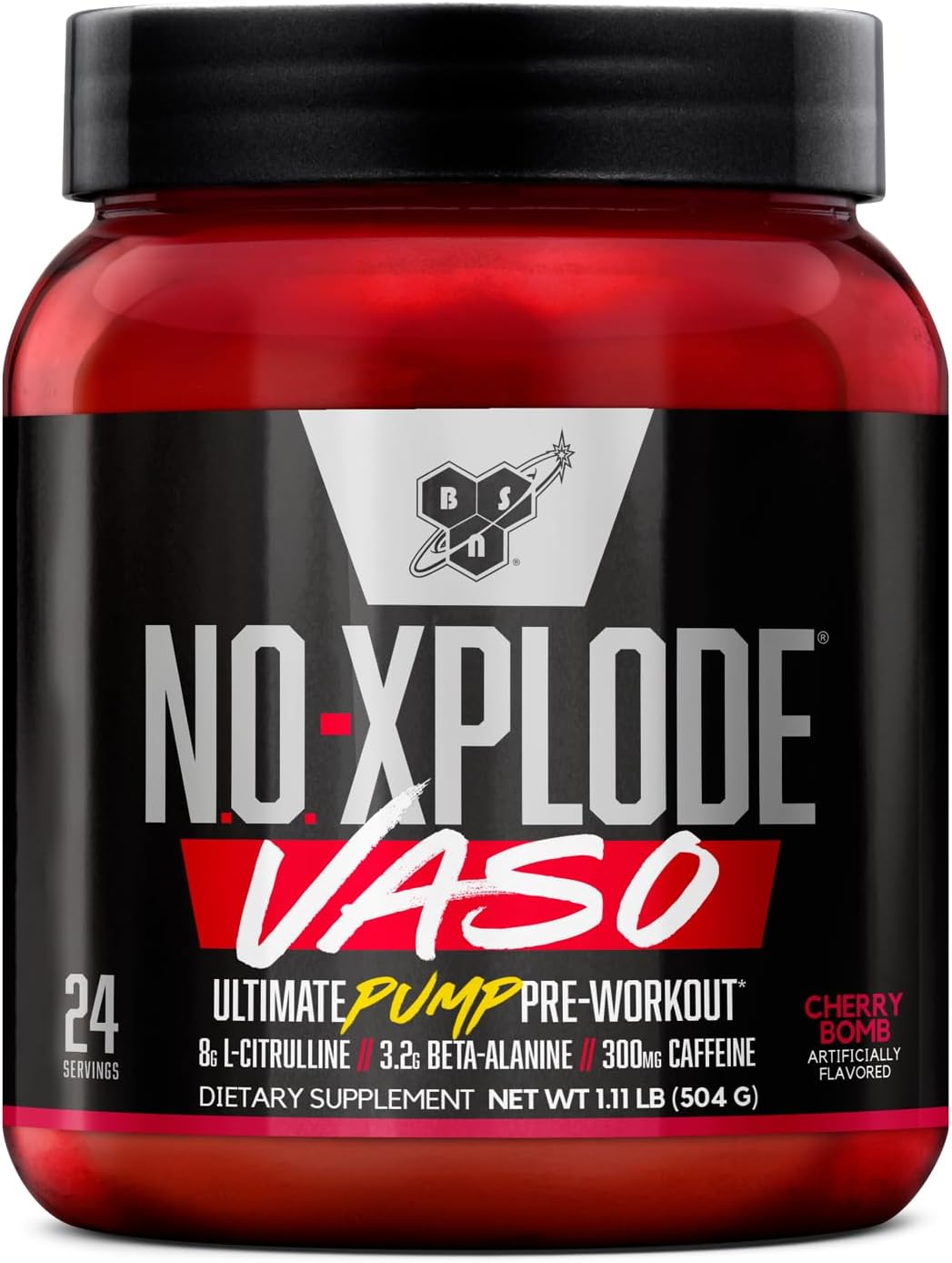 BSN VASO Cherry Bomb ノーエクスプロード チェリーバーム 24 サービング