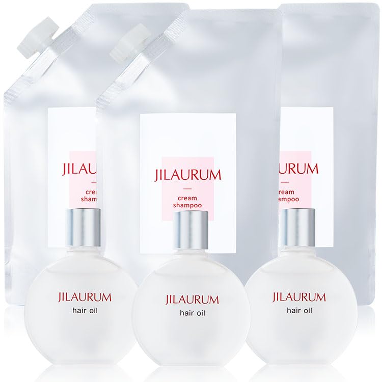 JILAURUM ヘアオイル 30ml 3個セット 30ml/各3個セット JILAURUM(ジルオーラム) ヘアオイル クリーム
