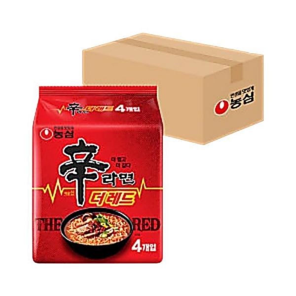 (NEW) 農心 辛ラーメン ザ·レッド(マルチパック) 4入 (125g X 32個)