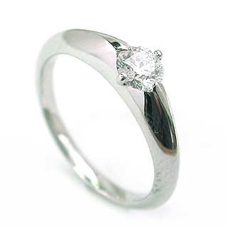 AneCan掲載 (Brand アニーベル) Pt ダイヤモンドデザインリング（婚約指輪エンゲージリング） ソリティア 一粒 楽ギフ_包装02P26Mar16 270,000円