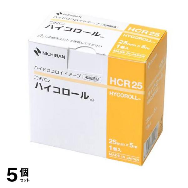 NICHIBAN ニチバン ハイコロール 25mm×5m 1巻入 (HCR25) 5個セット