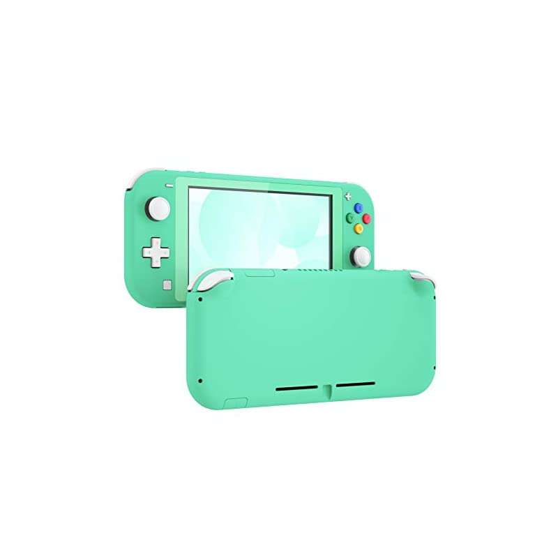 Switch Lite用DIY互換ソフトタッチケーススクリーンフィルム付【ミントグリーン】