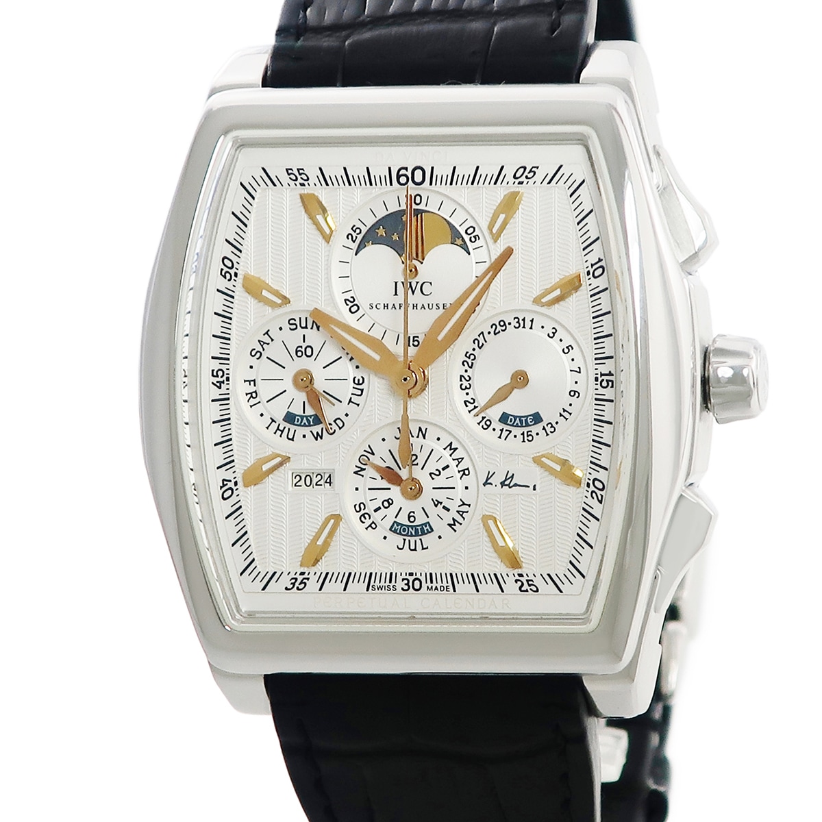 ダヴィンチ パーペチュアルカレンダー クルト クラウス IW376204 自動巻き メンズ 永久カレンダー ムーンフェイズ 3年保証