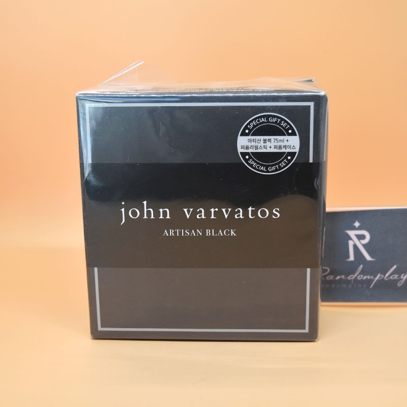 プレゼント ジョンババトス アチサン ブラック EDT 75mL+リフィルスティック+工兵