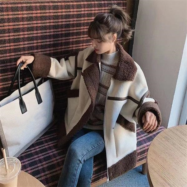 ムートンコート レディース フェイクムートン ふわふわ 可愛い 暖かい カジュアル オーバーコート 大きいサイズ アウター 冬物 上品 ファーコート 毛皮コート