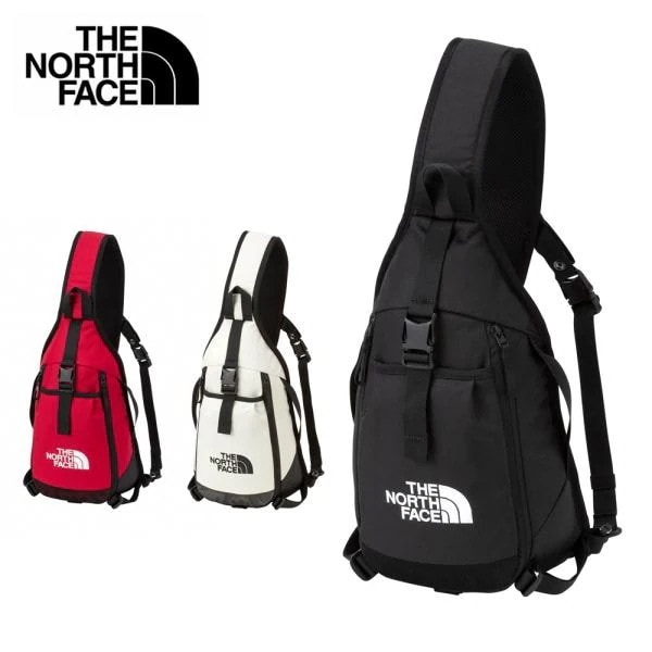 ノースフェイス ショルダーバッグ リープスリング THE NORTH FACE NM72600 7L スリングバッグ ボディバッグ ワンショルダー ブラック 黒 ホワイト レッド