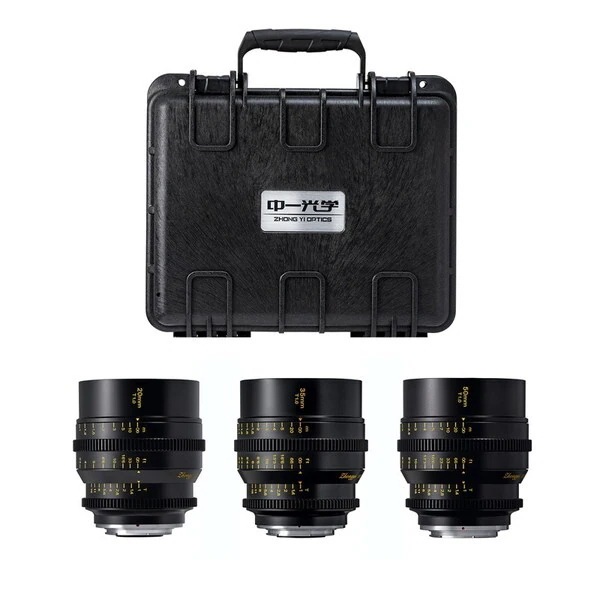 中一光学 SPEEDMASTER T1.0 3SET E カメラ用交換単焦点レンズ3本セット 20mm T1.0 S35 + 35mm T1.0 S35 + 50mm T1.0 LF/ソニーEマウント