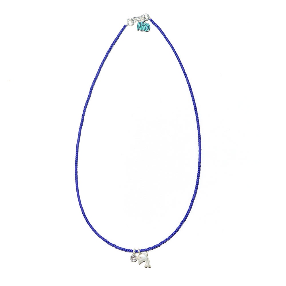 CAREN SiLVER DOLPHiN FLOWER NECKLACE(20LiMiTED) #126 9,067円
